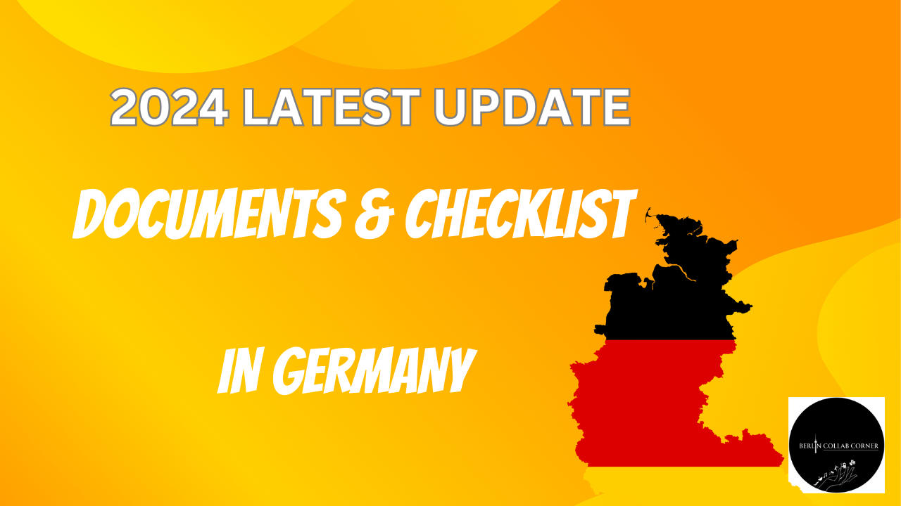 Documents checklist for Germany